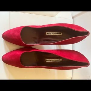 Authentic Manolo Blahnik red heel